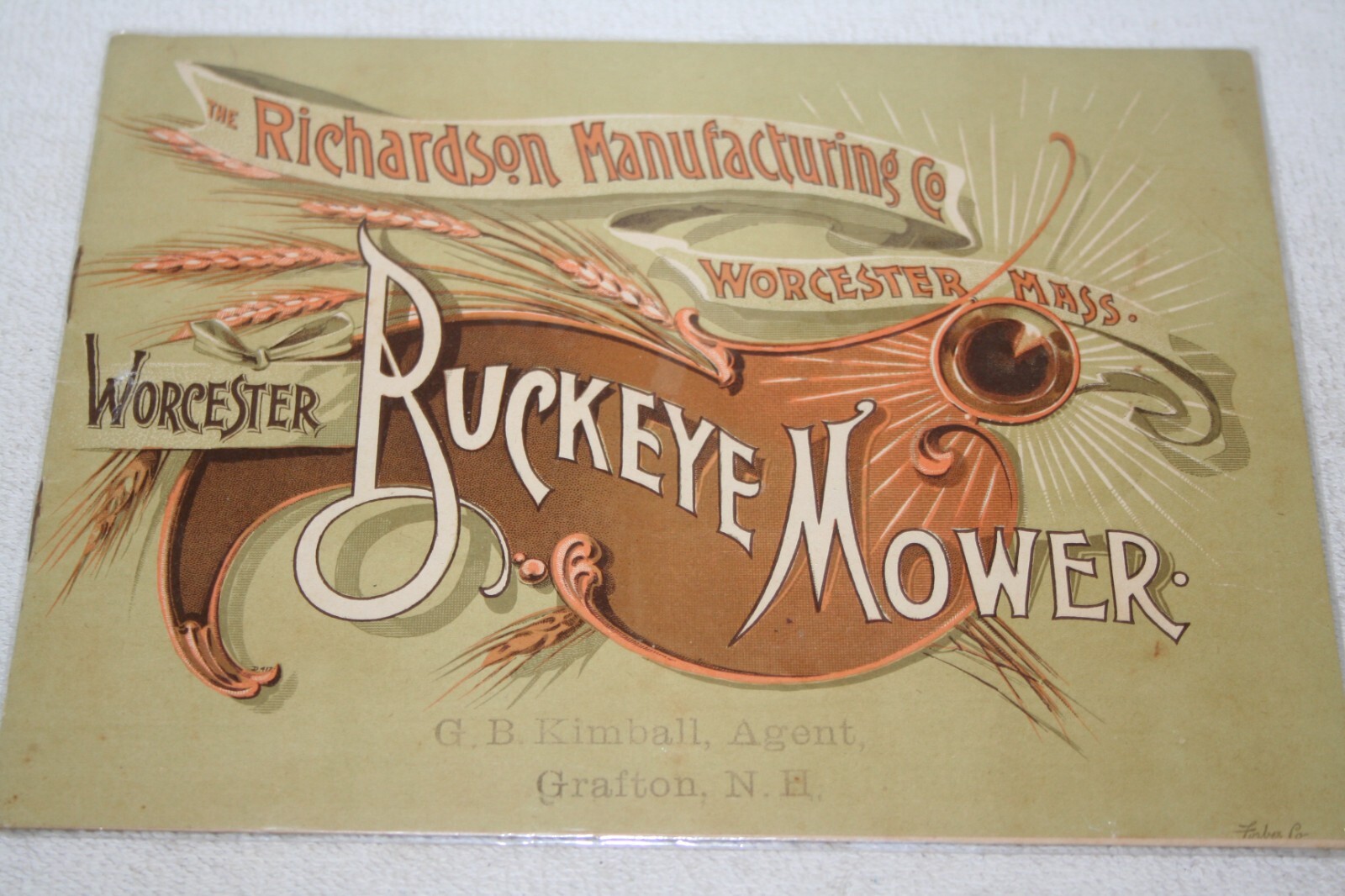 BUCKEYE MOWER (1893) SUPER CONDITION