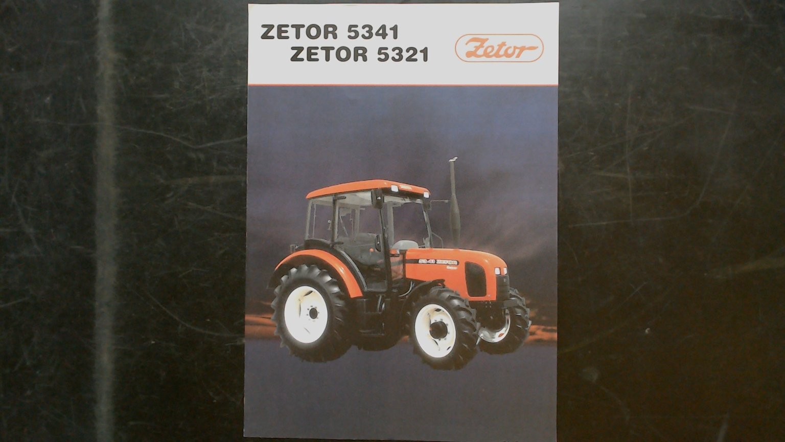 Zetor Brochure Zetor 5341 5321 Tractor Agriculture Advertising Vintage