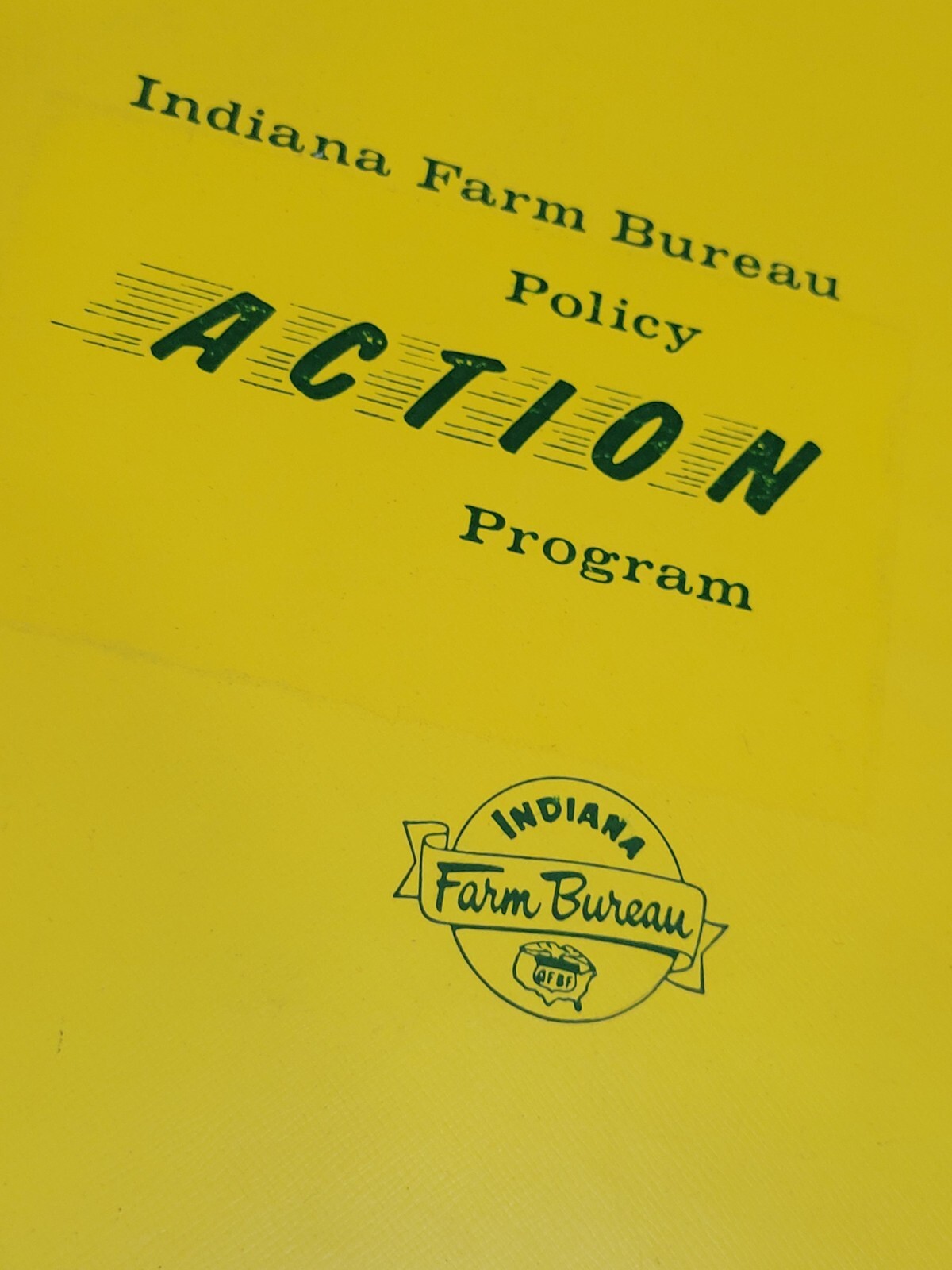 Lot Of 3 Vintage Indiana Farm Bureau CO-OP Vinyl Office Binders Ag Insurance IN