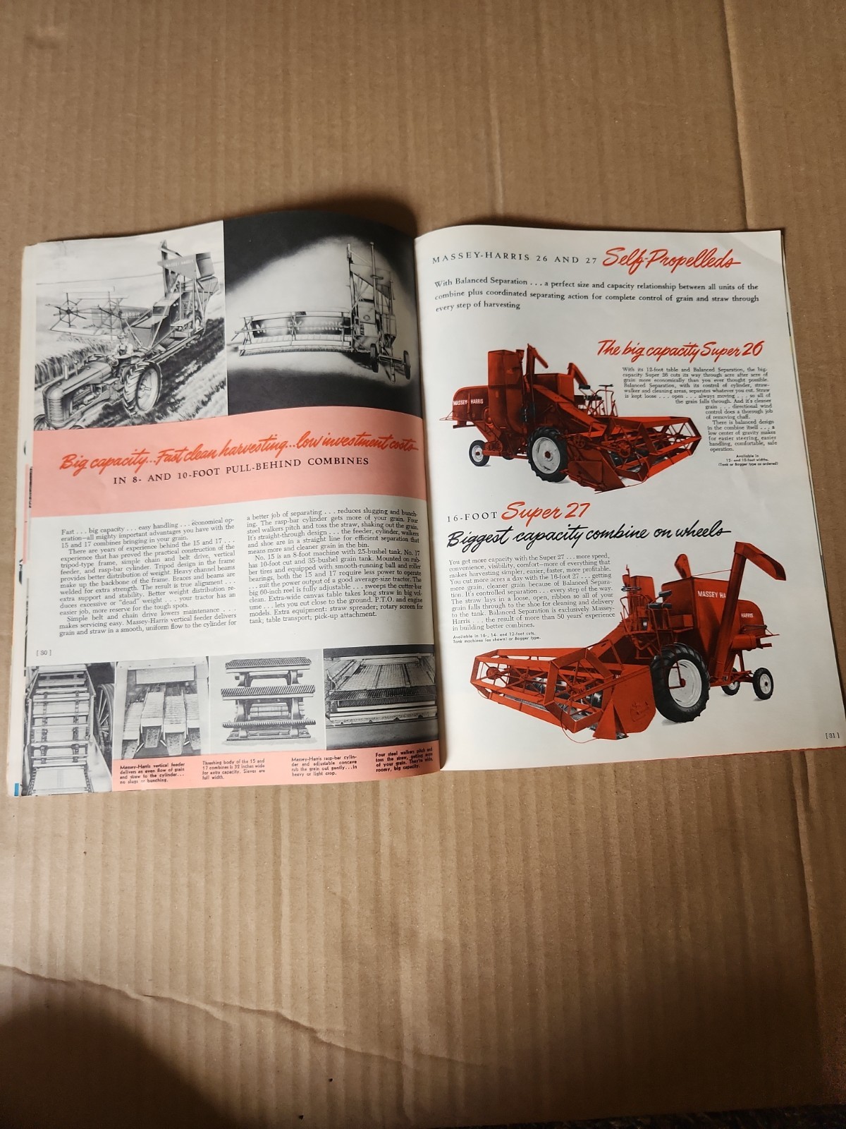 VINTAGE MASSEY HARRIS BUYERS Full Tractor GUIDE Orchard Hillside Rice CATALOG