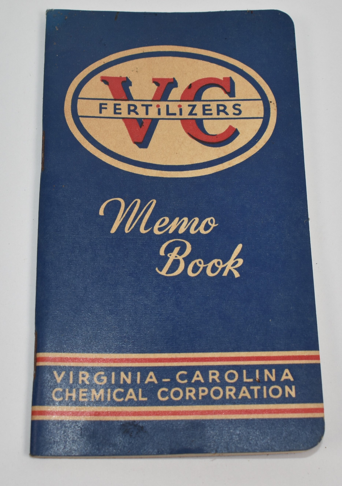 Vintage 1948 VC Fertilizer Advertising Pocket Ledger Notebook Calendar Memo Book