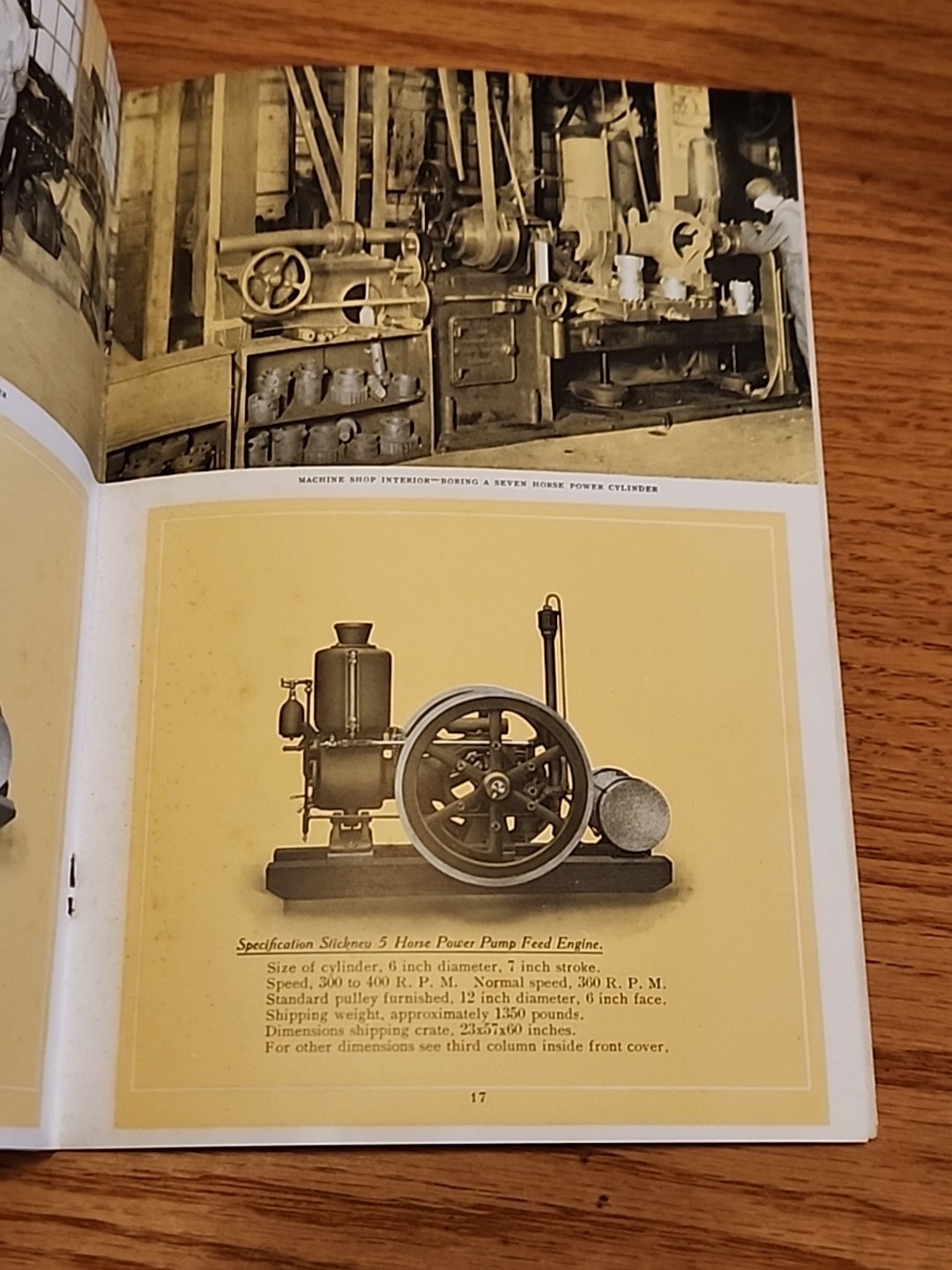Stickney Gasoline Engines Sales Brochure Catalog St Paul Minnesota