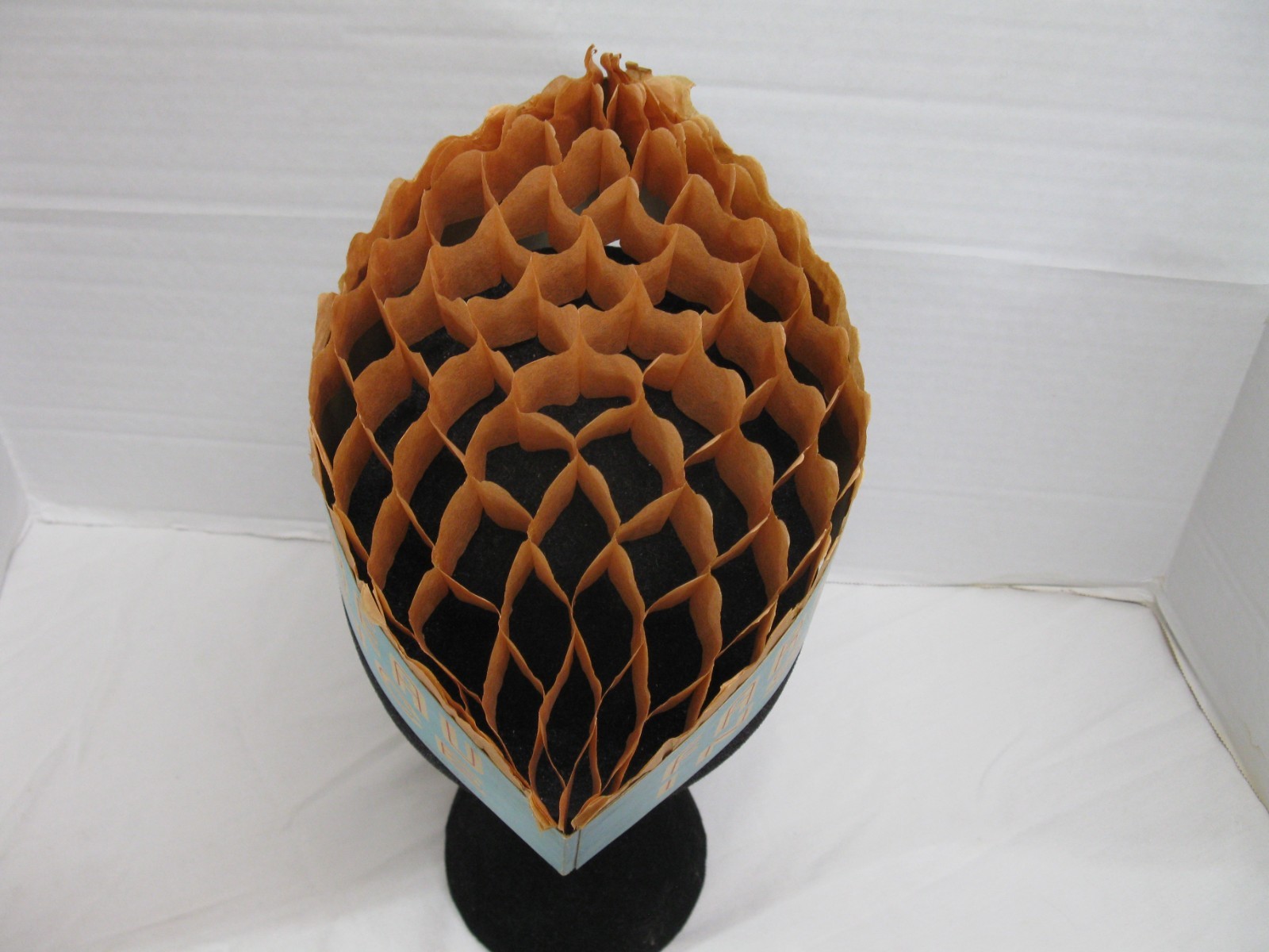Farm Bureau Insurance Paper Advertising Hat Honeycomb Top OLD