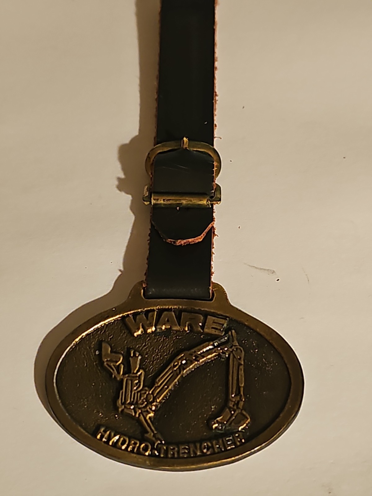Vintage Watch Fob Ware Hydro TRENCHERS