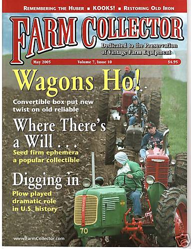 American Wagon, Oscar Will Pioneer Seed Huber tractor