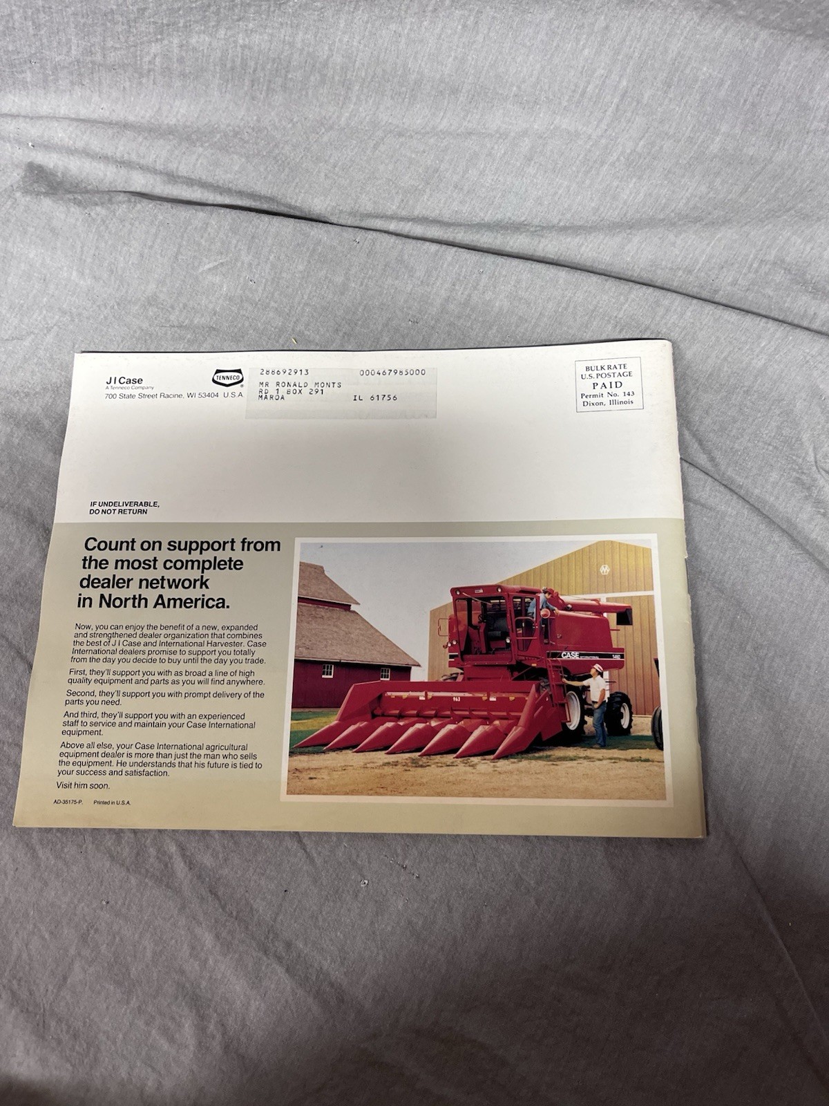 Case International Buyers Guide For 1985 Brochure FCCA
