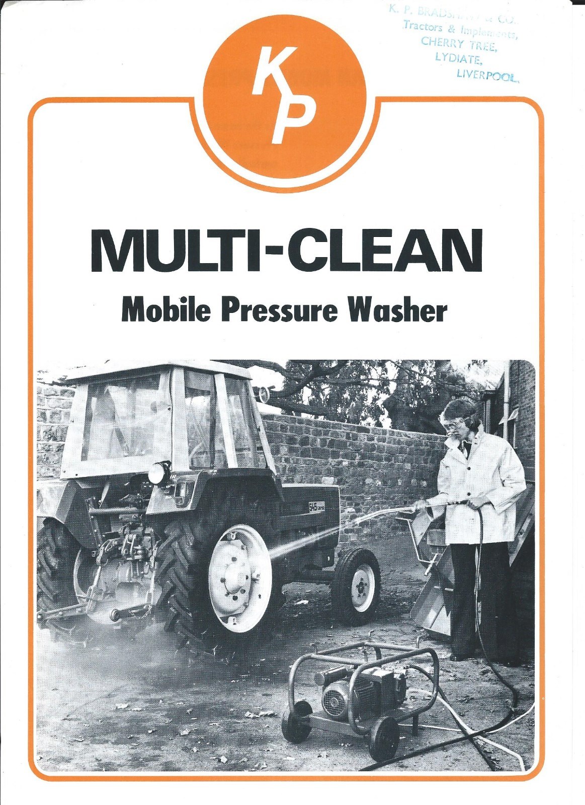 Farm Equipment Brochure – Kingston-Power KP Multi-Clean Pressure Washer (F5540)