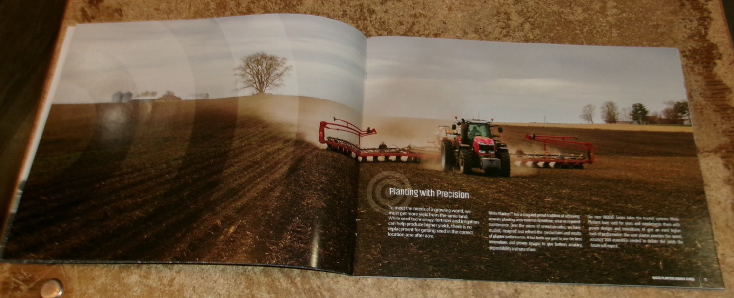 2016 white 9800VE series planters brochure in nice shape used