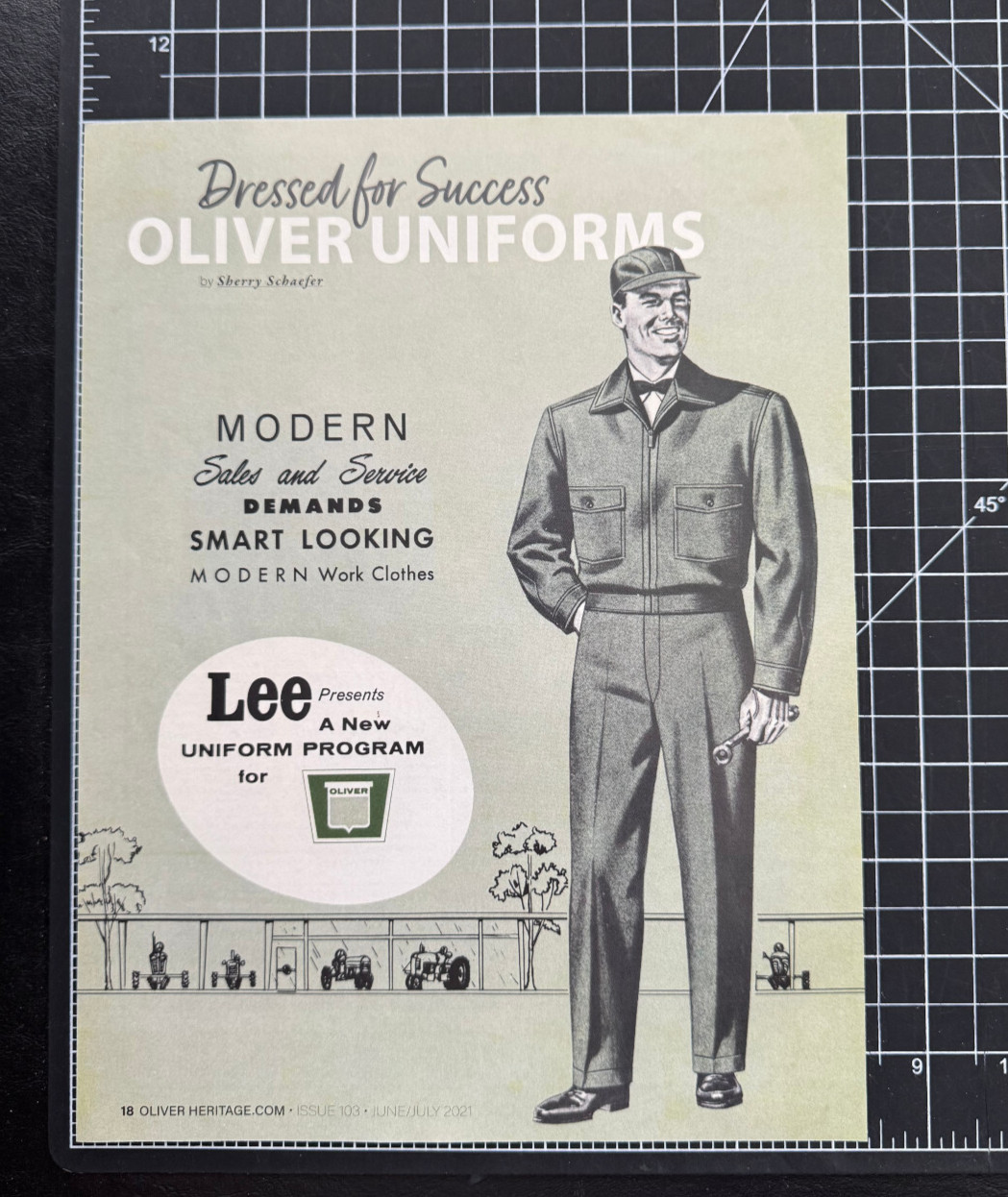 Oliver Uniforms by Lee Modern Work Clothes Man « Dressed for Success » Print 2021
