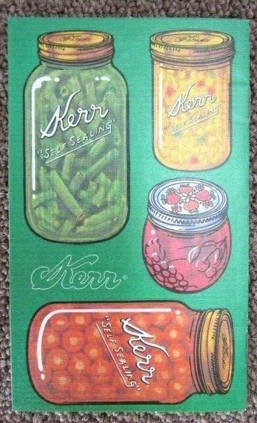 1982 Kerr Self Sealing Instruction Guide to Home Canning & Freezing -E7H