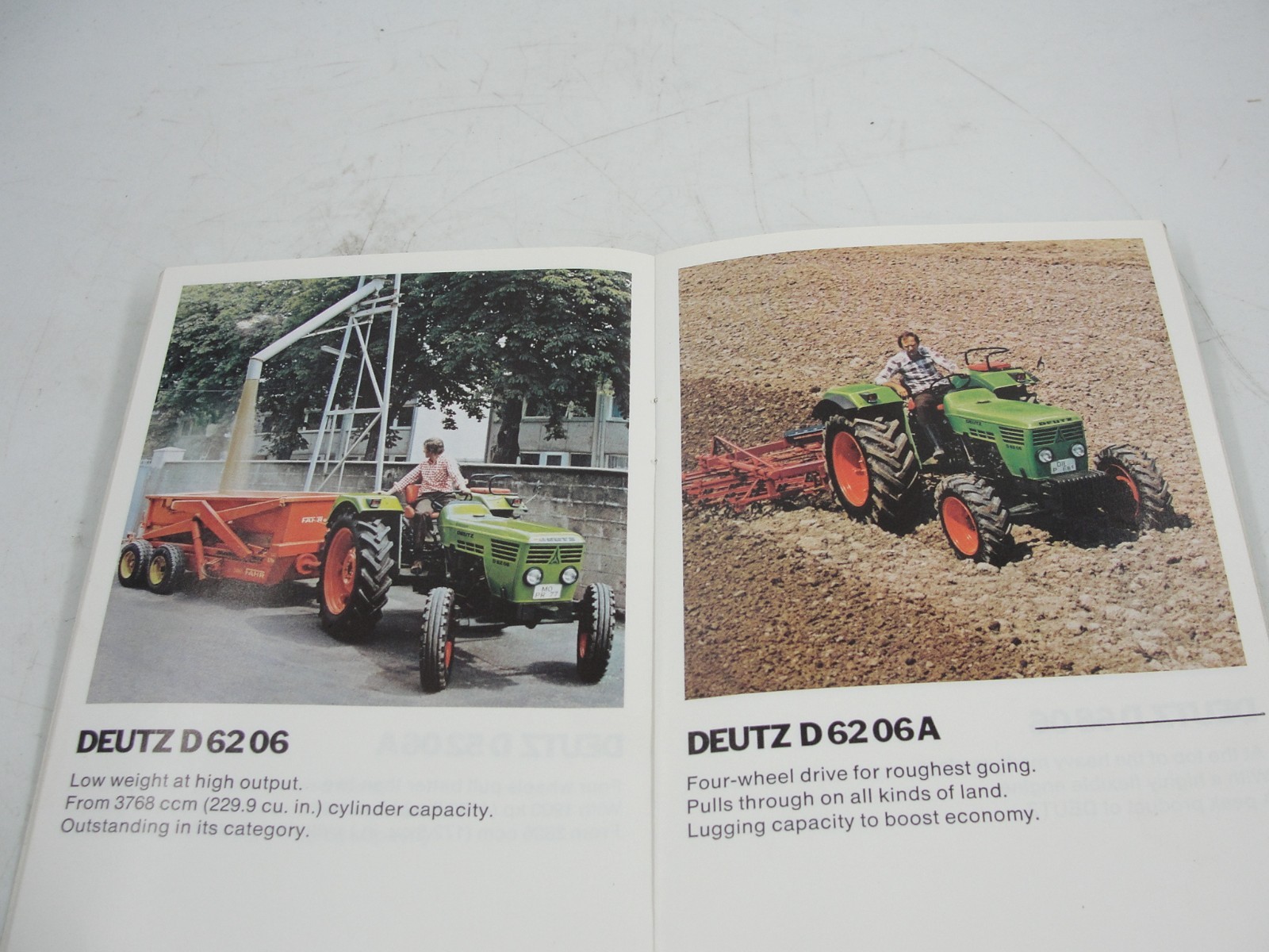 Deutz Tractors Series 06 The Big Success 1974 Brochure