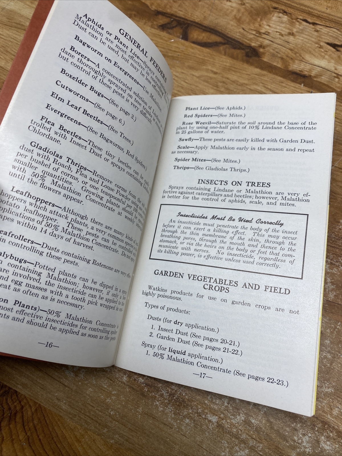 Vintage Brochure 1940&rsquo;s FARM GUIDE, J R Watkins Pest Control, Animal Health