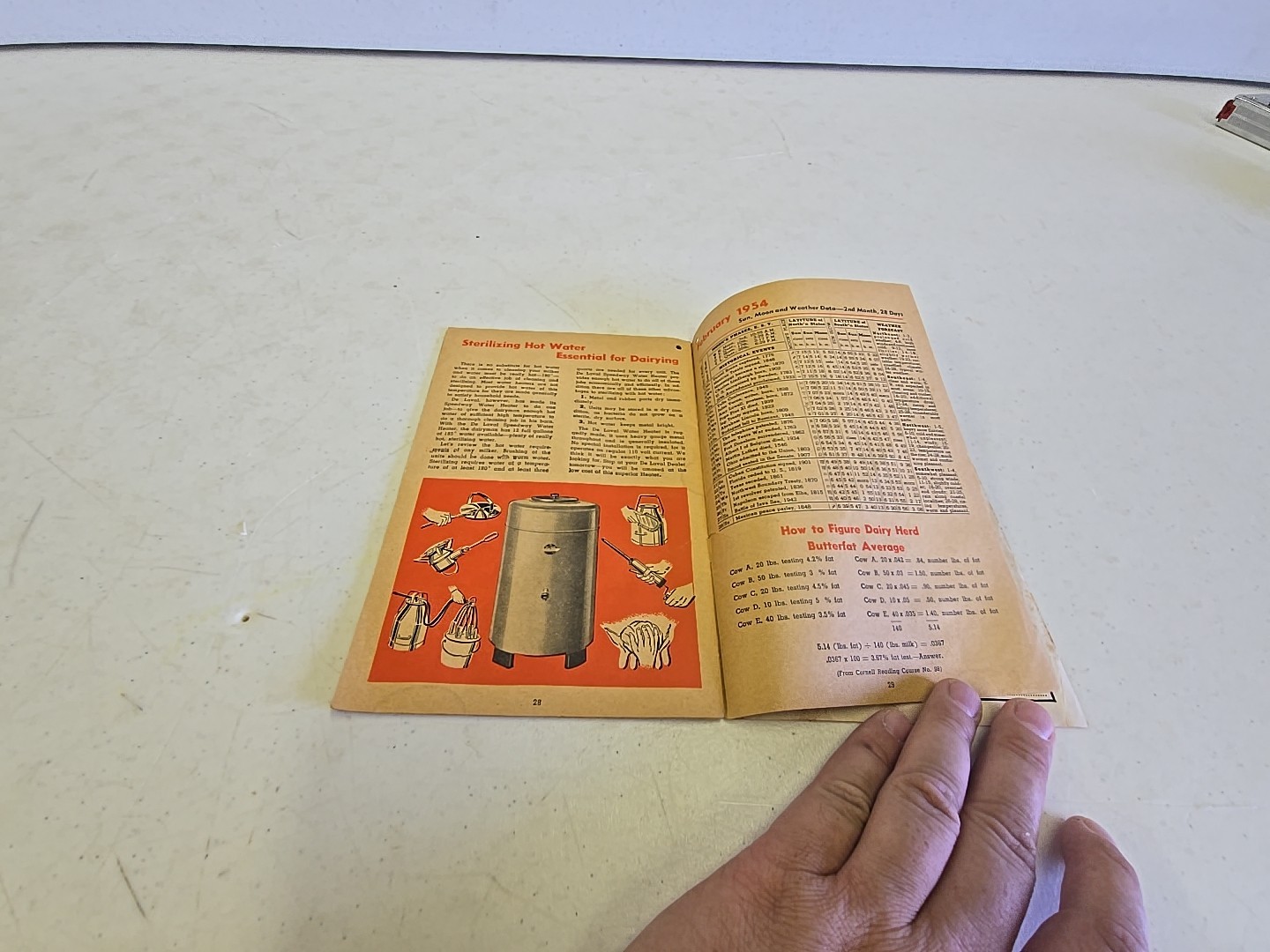 Vintage De Laval Advertising Modern Farm Manual Year Book 1951 Altenburg MO