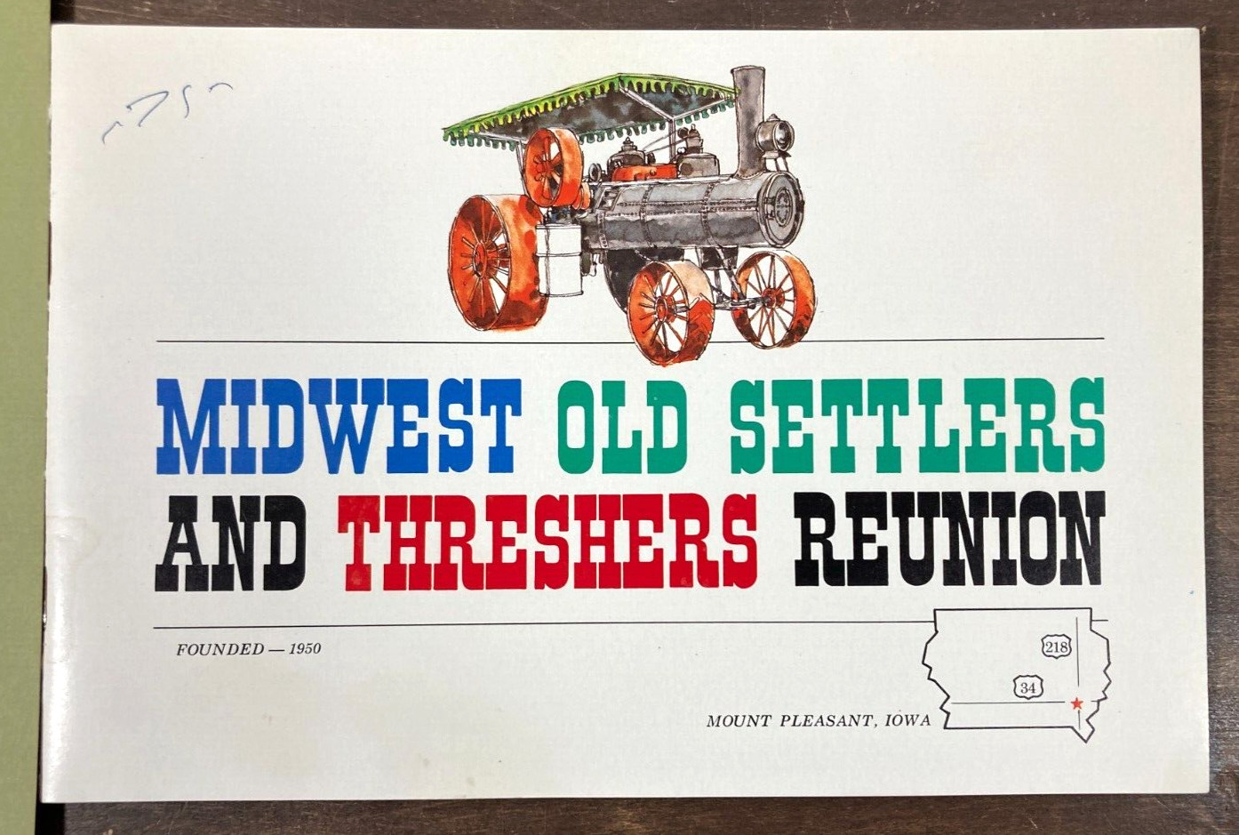 1968 Midwest Old Settlers And Threshers Reunion Program & History Booklet Lot 2