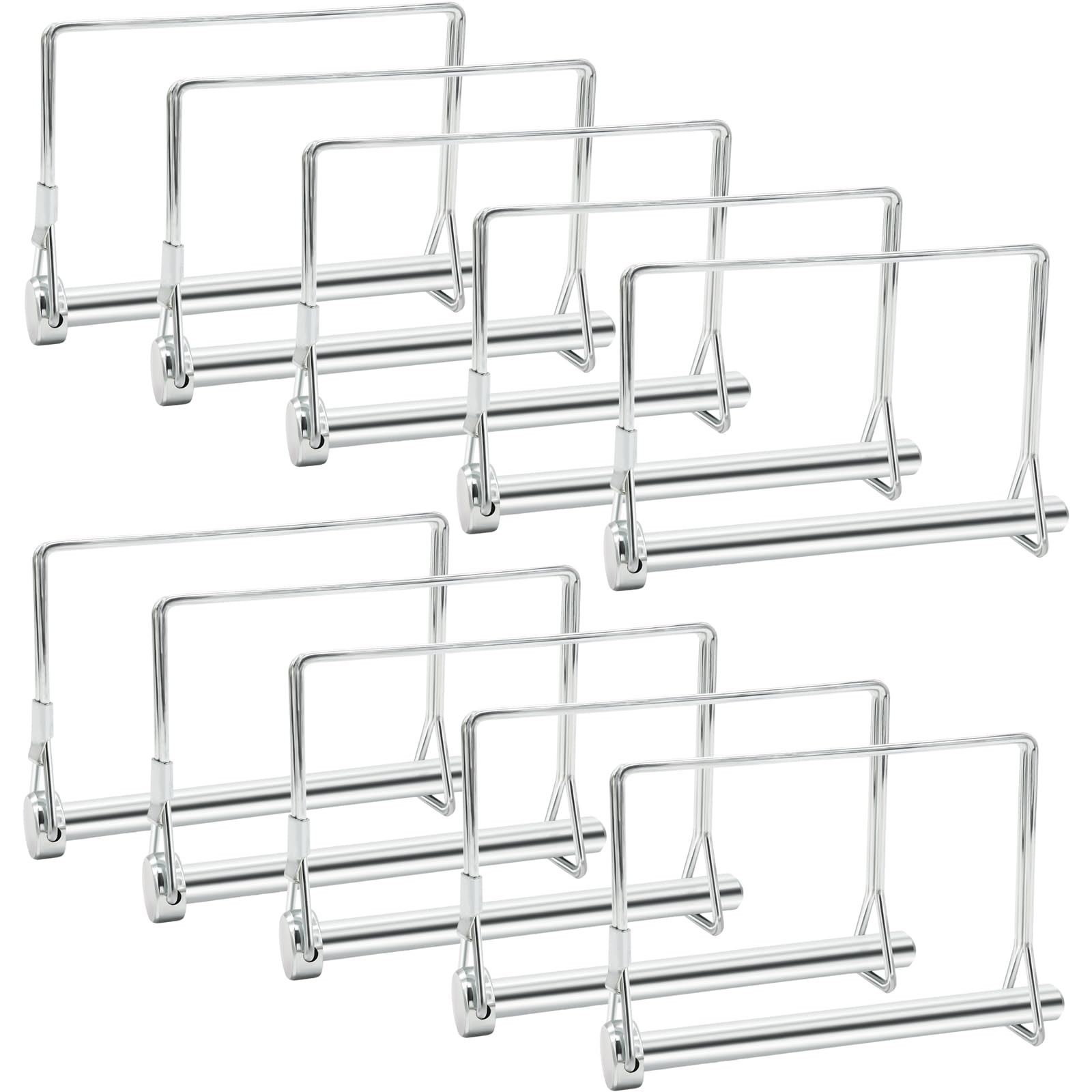 10 Pcs 5/16 Inch Trailer Coupler Pin Square 4 Long x 4