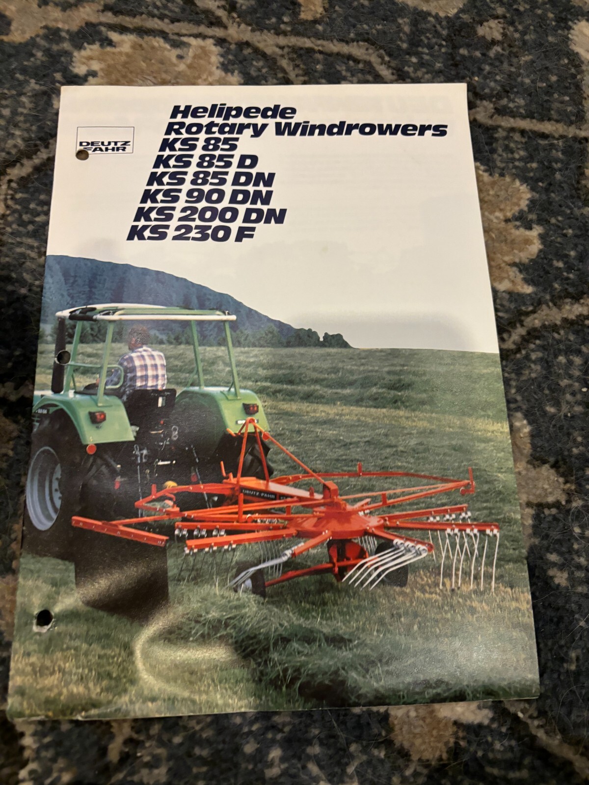 Deutz Fahr Rotary Windrowers Brochure FCCA24