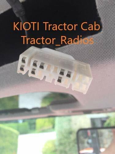 KIOTI Tractor Plug & Play Stereo Radio AM FM Bluetooth NX RX DK CX CK PX Cab