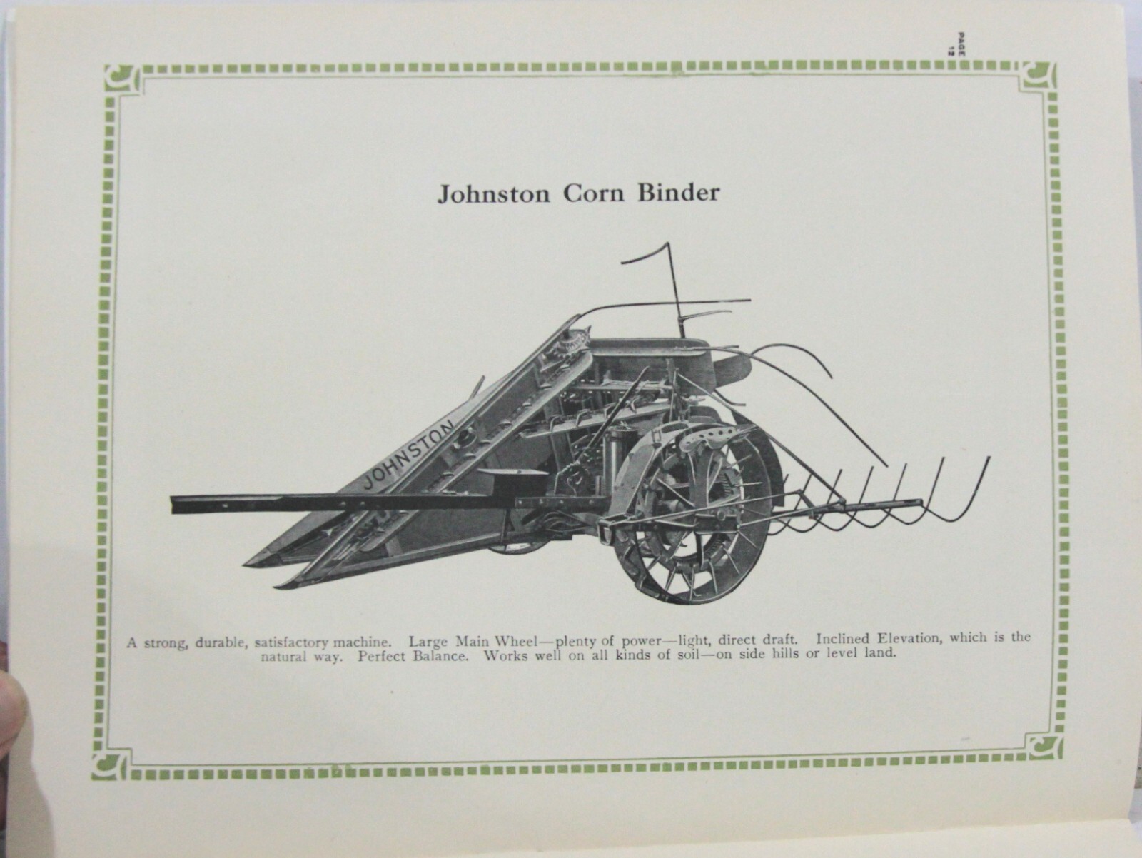 Johnston Harvester Company Machinery Sales Booklet Photo Illustrated 1890s-1910