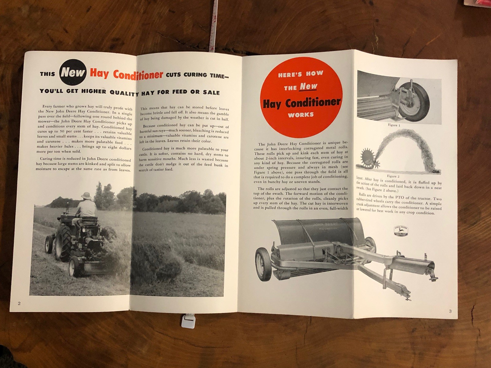 John Deere Hay Conditioner For 1956 Brochure SAMPLE
