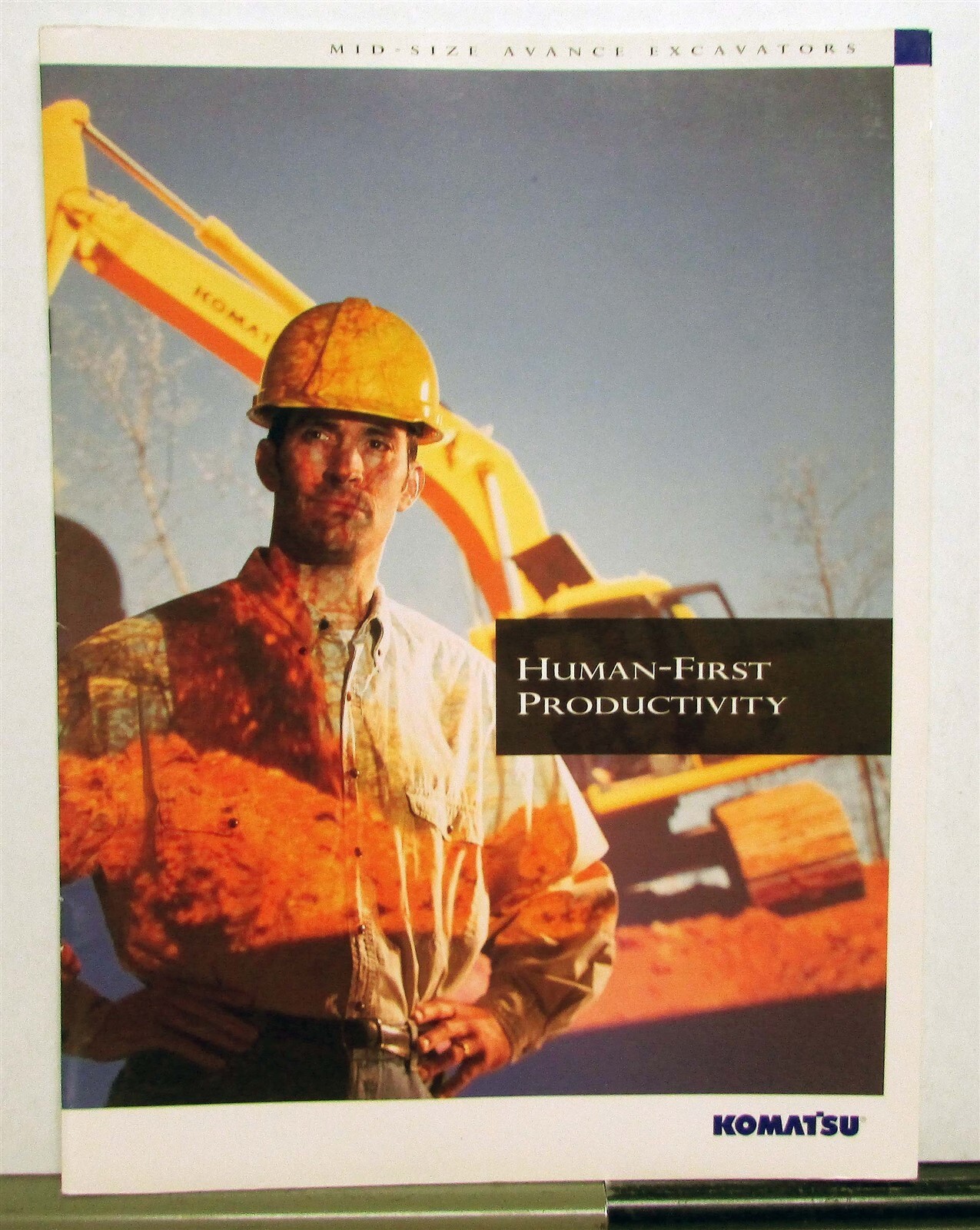 1997 Komatsu Mid-Sized Excavator Specifications Construction Sales Brochure