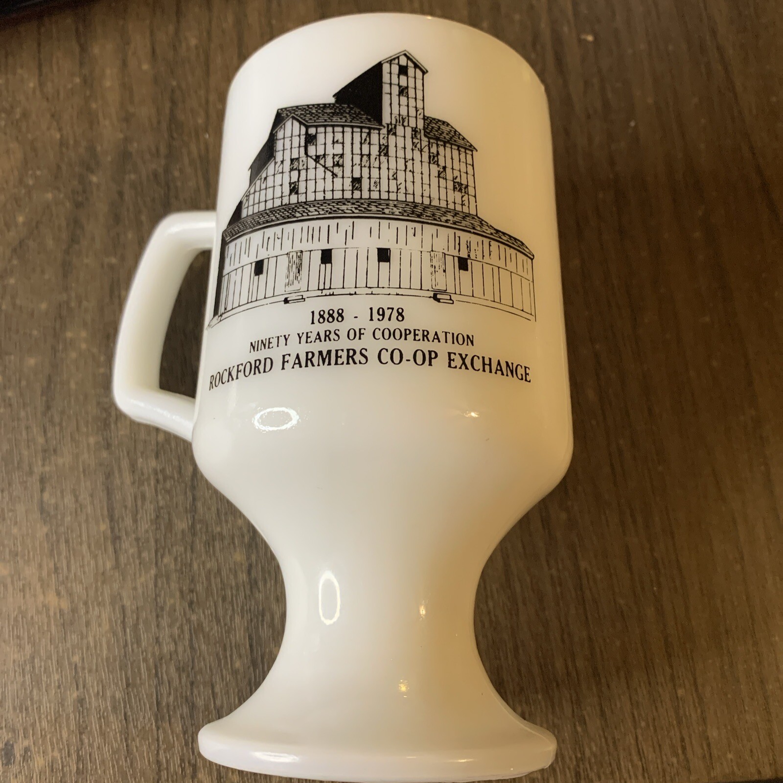 Vtg 1978 Rockford Iowa Farmers Co-Op Exchange Mug