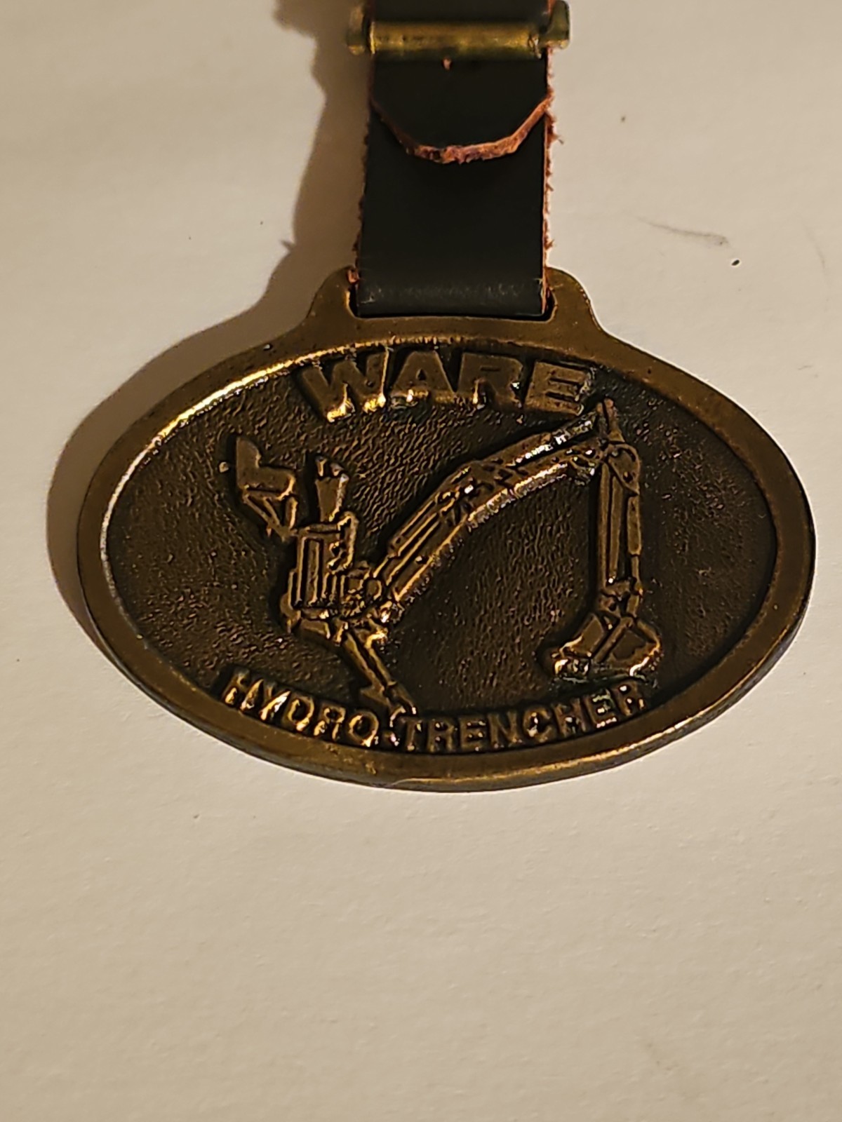 Vintage Watch Fob Ware Hydro TRENCHERS