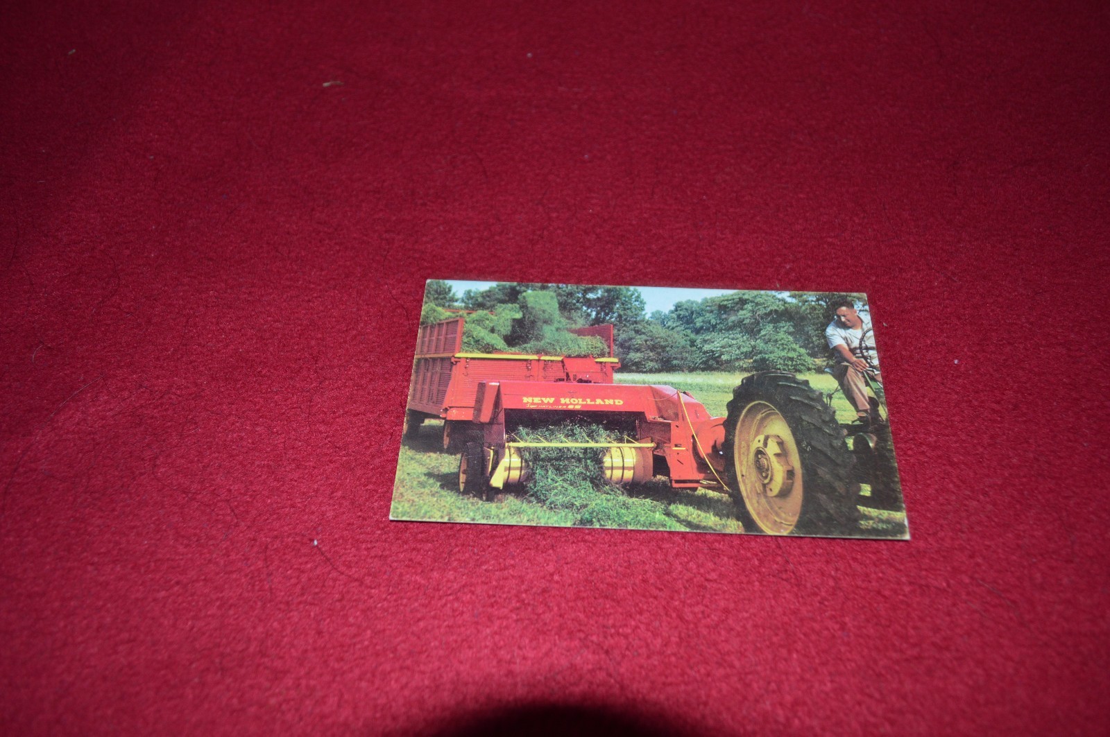 New Holland Hayliner Super 69 Baler Dealer&rsquo;s Post Card LCPA3
