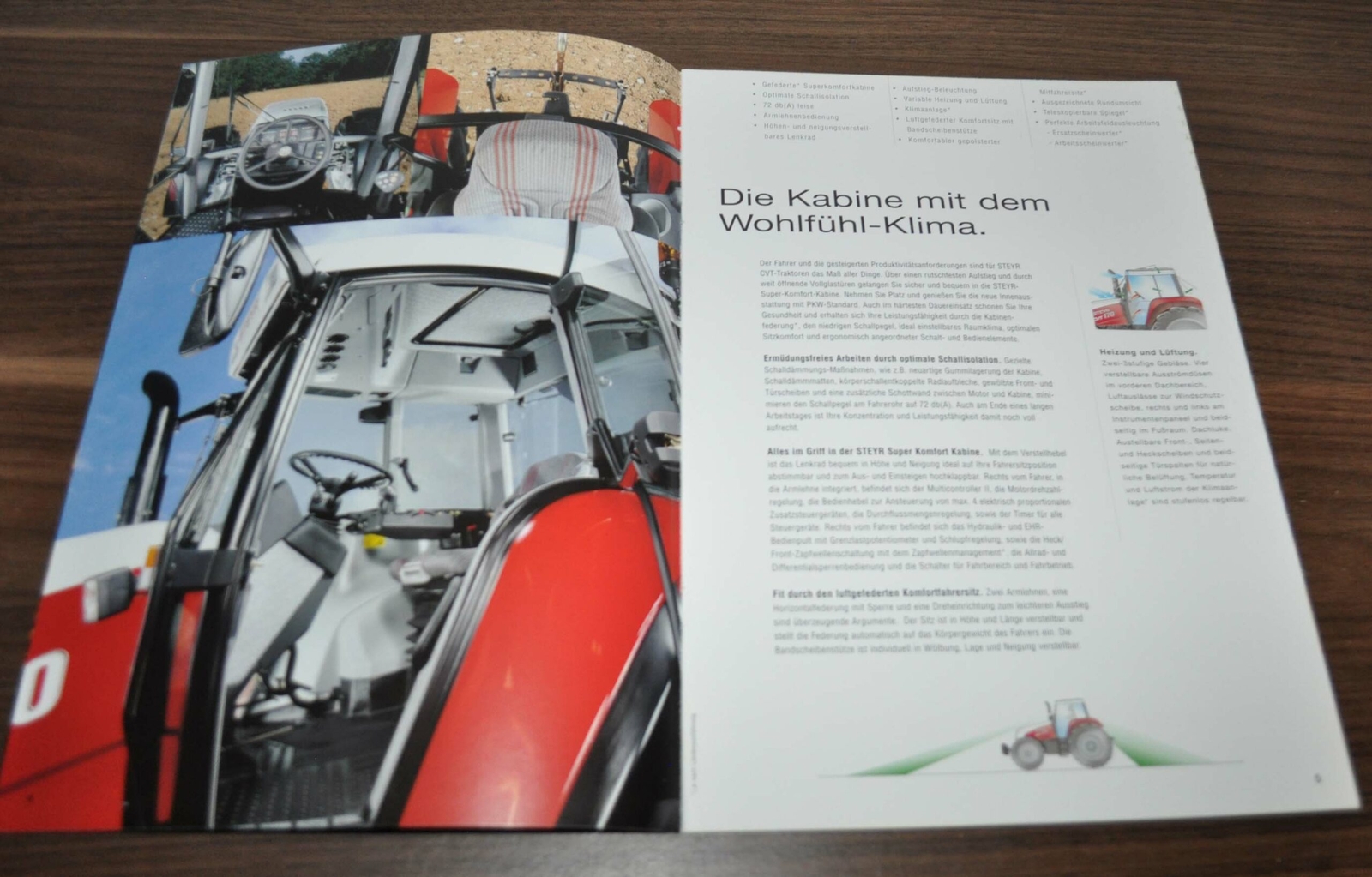 Steyr CVT 120 130 150 170 Tractor Brochure Prospekt
