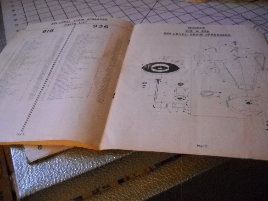 Vtg. 1975 UNICO DRYING BINS Owner&rsquo;s Manual, Erection Instructions Parts, 756108U