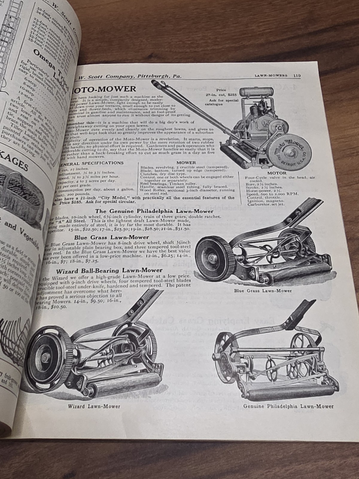 1926 Scott Co Catalog Farm Machinery Tools Plows Seeds Flowers Washer