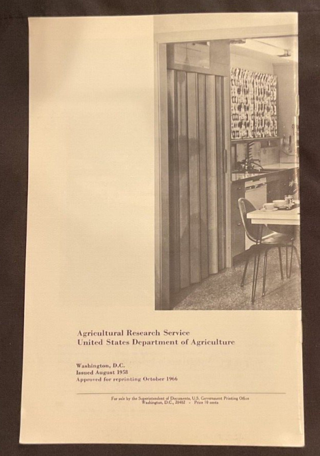 Rare 1958 THE BELTSVILLE KITCHEN-WORKROOM