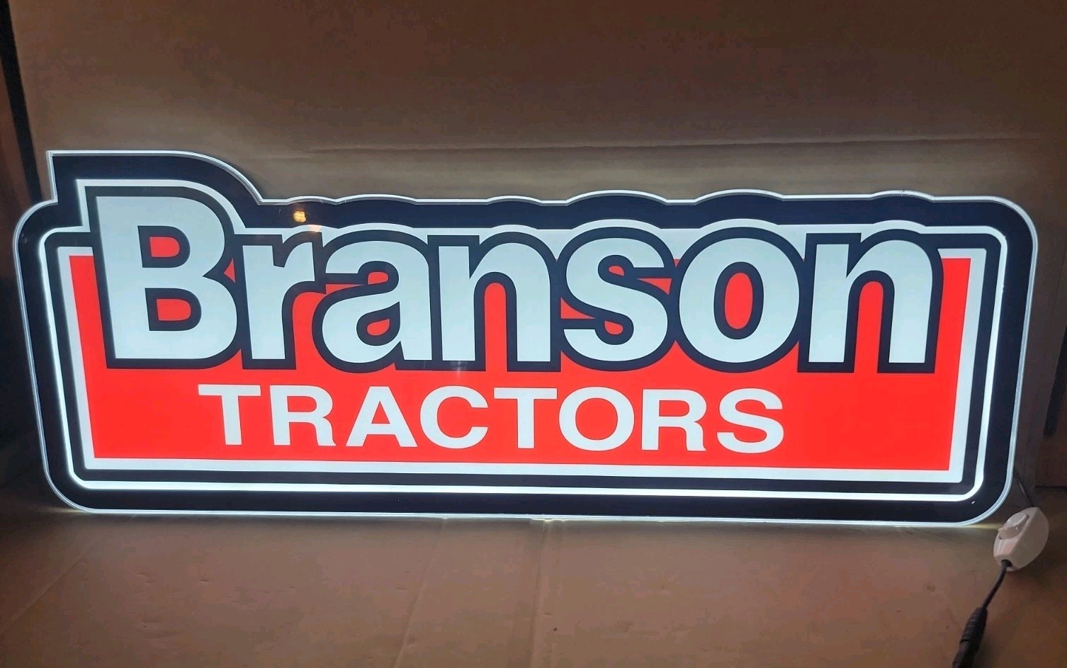 Branson Tractors 30&Prime; Lighted Display Sign TESTED & WORKING