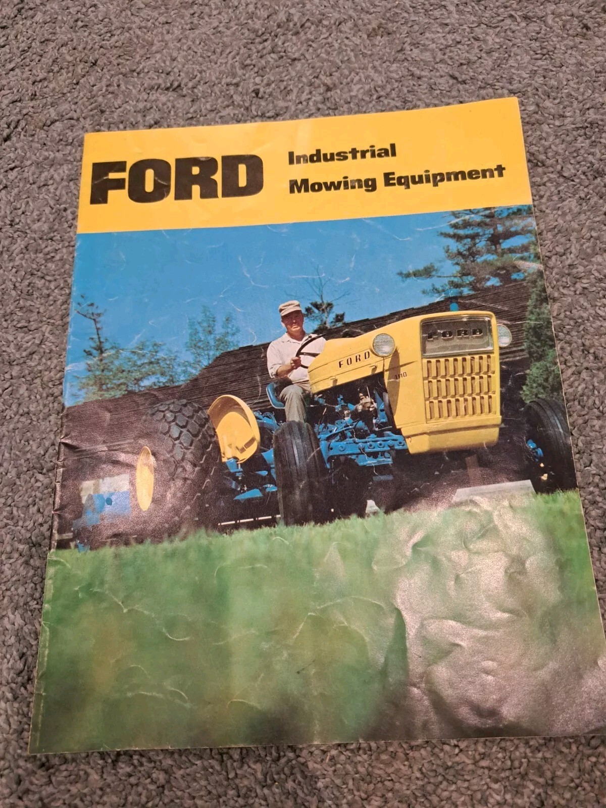 Vintage Ford Industrial Mowing Equipment Catalog Lawn Tractors