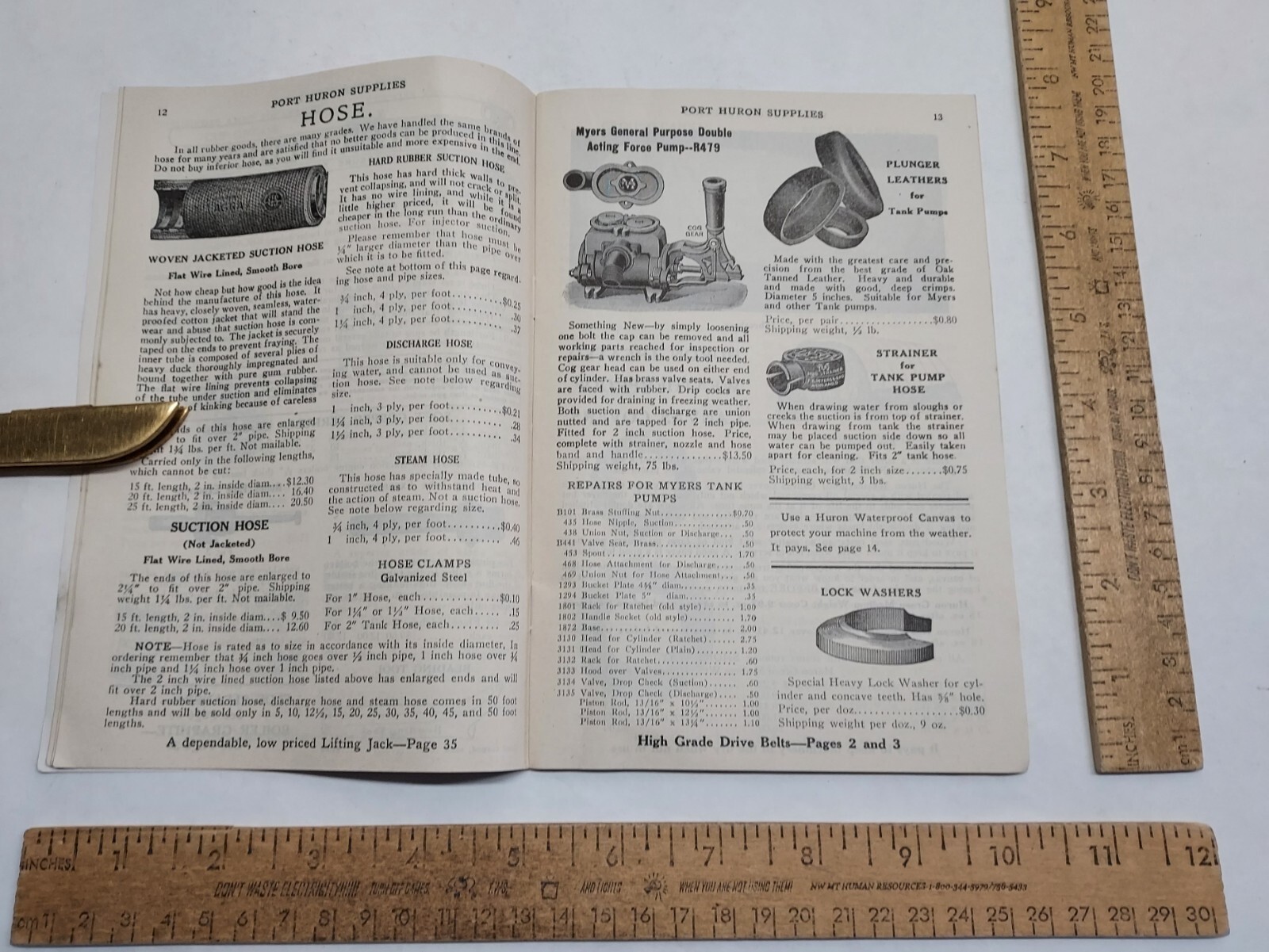 1939 – SUPPLY CATALOG – PORT HURON – 43rd Year Book – listing #7380