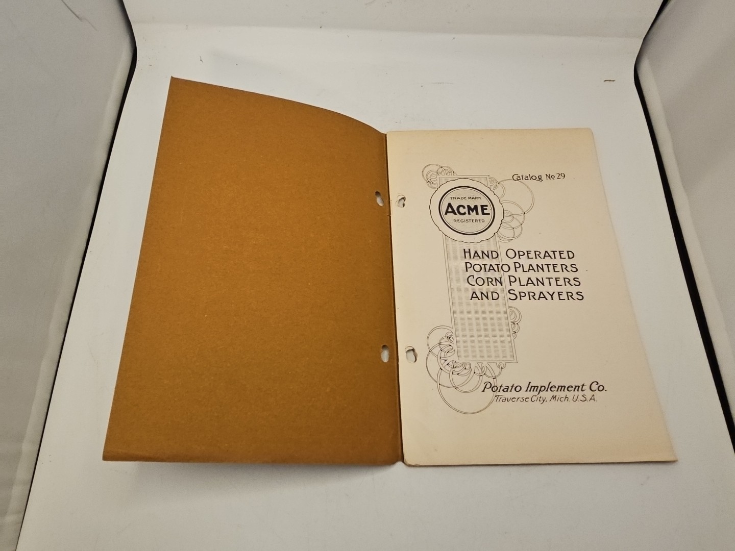 acme potato implement co catalog brochure traverse city MI no29