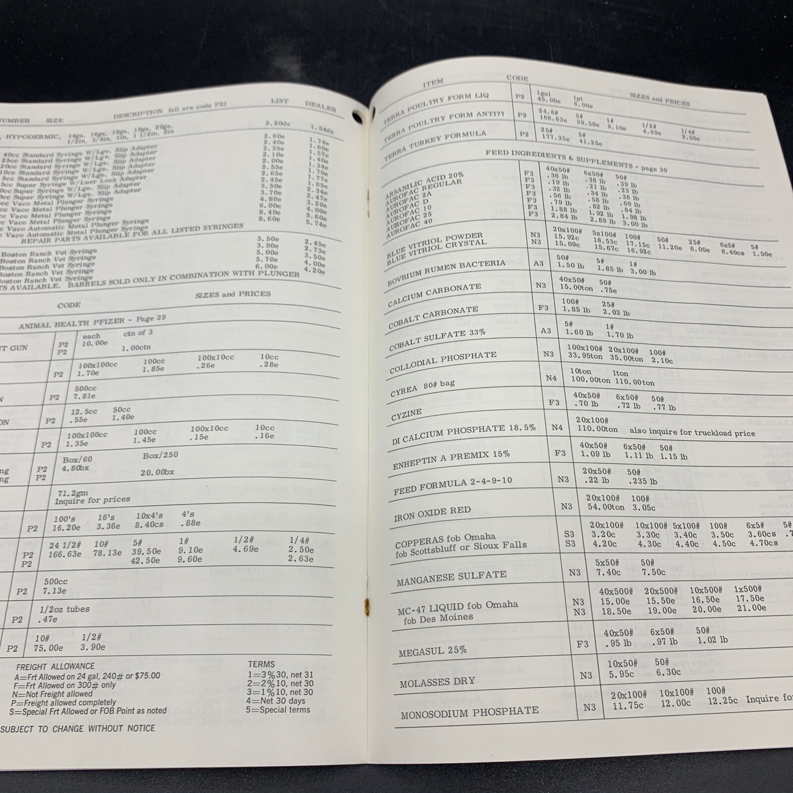Lot 1961 Miller Chemical Co Dealer Catalog & Price List-Home/Farm/Livestock