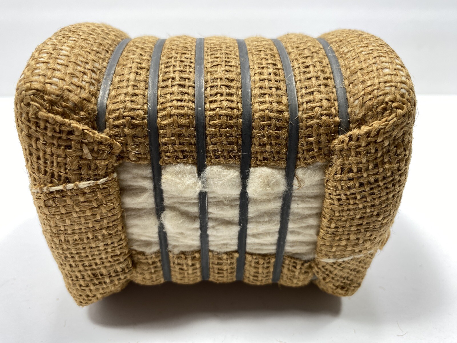 Vintage Cotton Bale Advertising Souvenir Mini Miniature Tag C & L Mini Bales