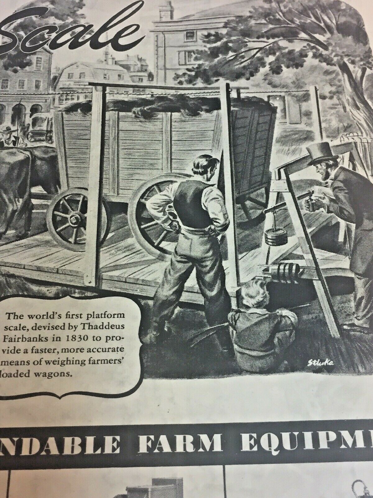 1945 Fairbanks Morse Z Farm Hit & Miss Engine Hammer Mills Windmills Pumps Ad