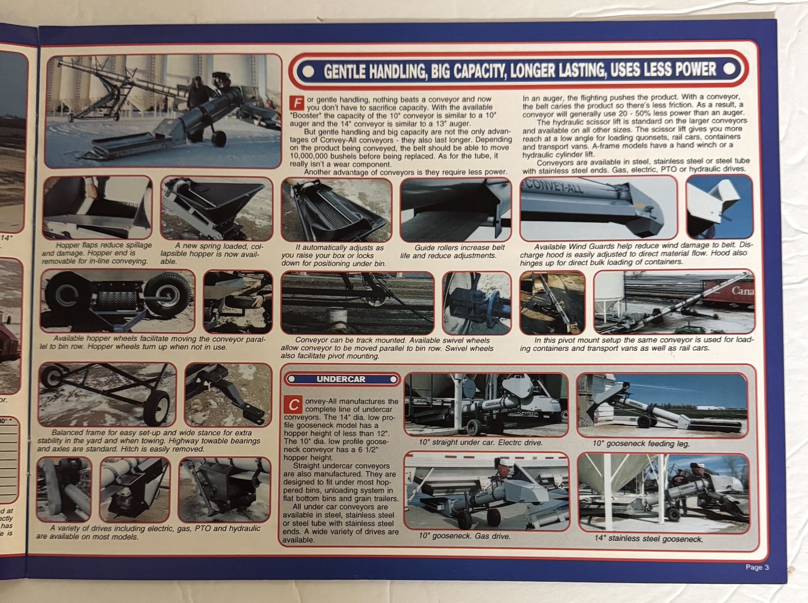 Vintage 1990&rsquo;s Agricultural Farm Equipment Convey-All Product Catalog Tenders