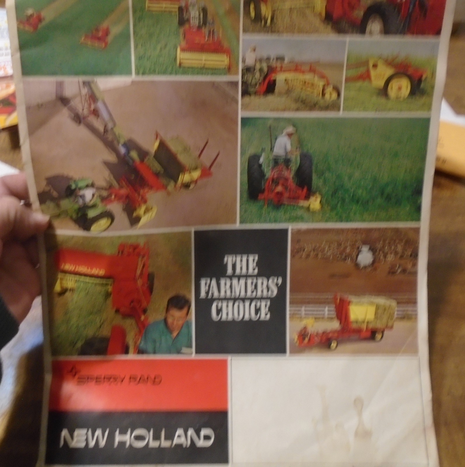 Vintage 1968 Sperry Rand New Holland Farmers Choice Baler Sales Brochure Mowers