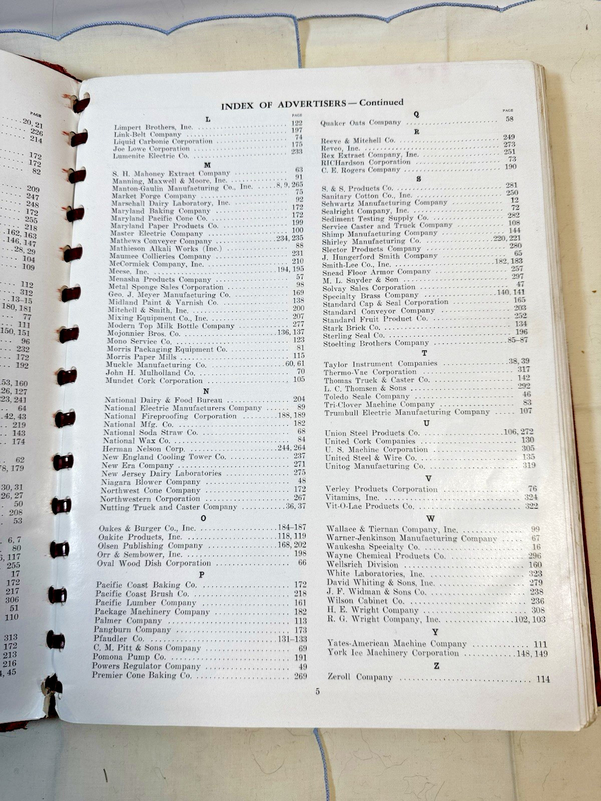 Dairy Industries Catalog & Directory 15th Ed Olsen Publishing Company 1942