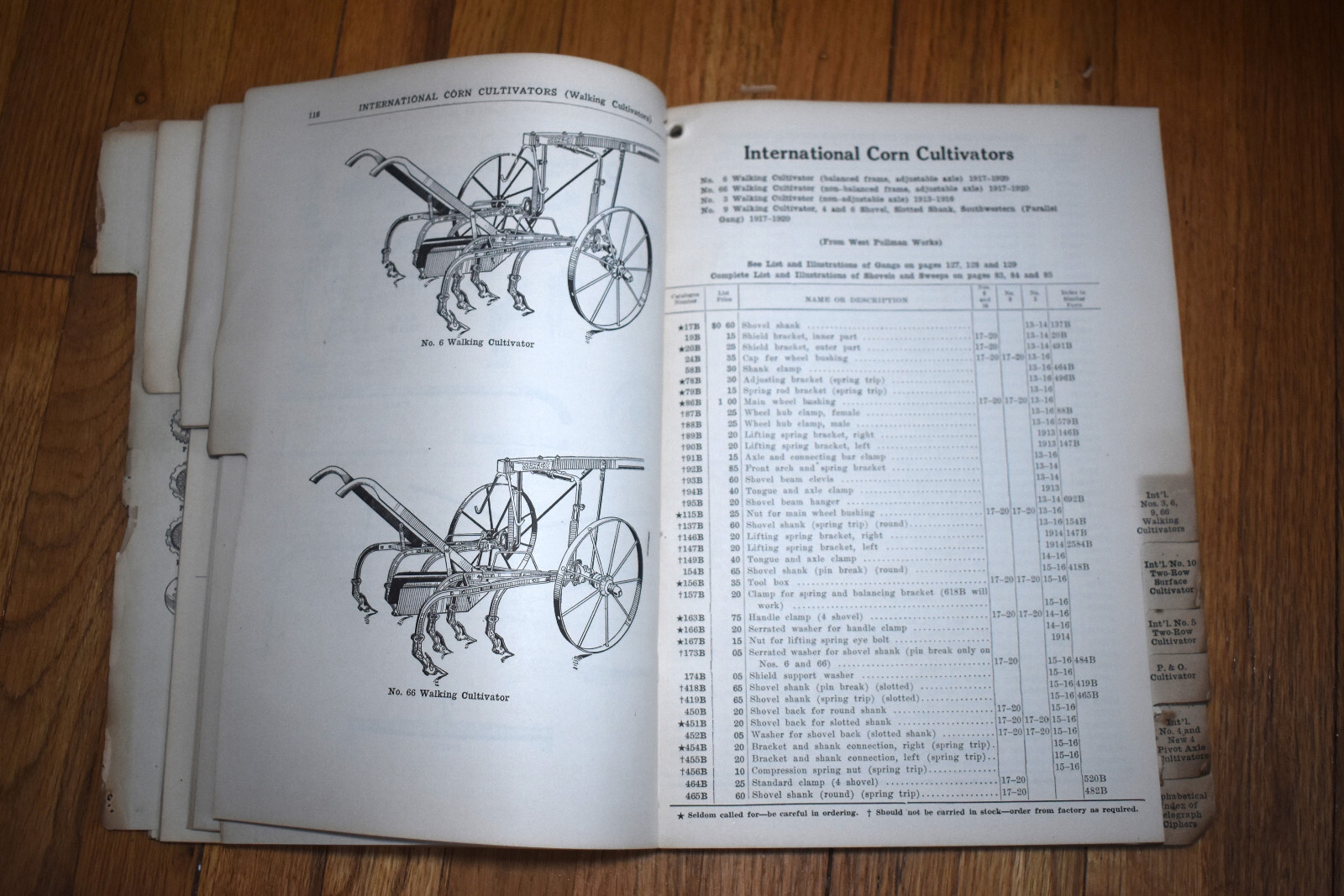 1923 McCormick Deering IHC International Harvester Planter Cultivator CATALOG
