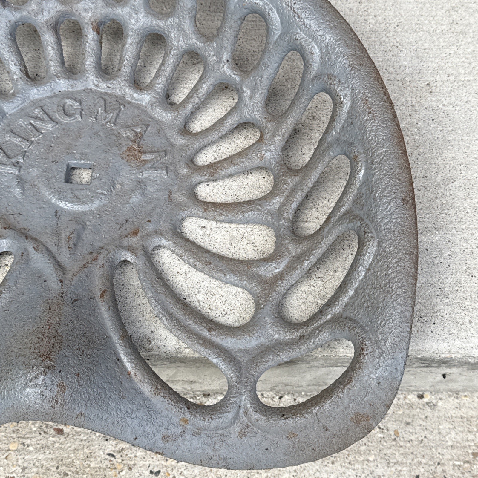 Vintage Cast Iron Tractor Seat Kingman Seat