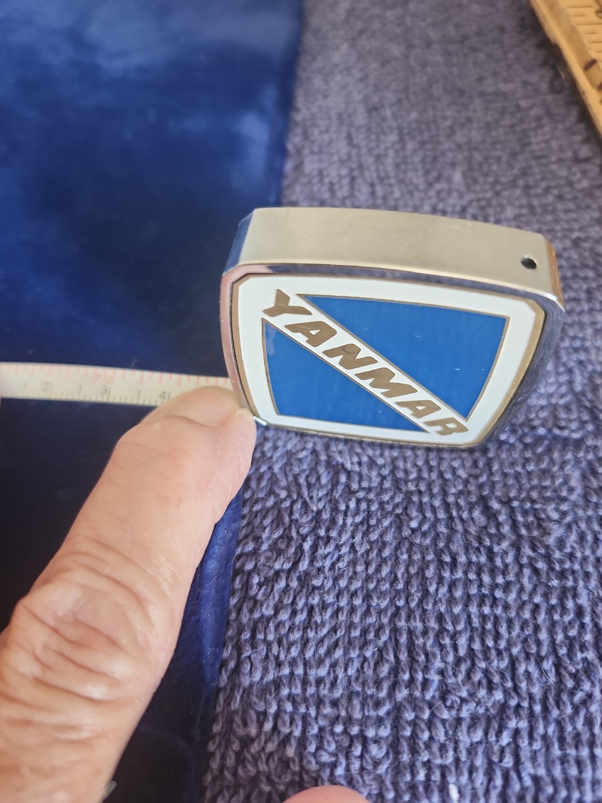 « YANMAR » PROMO;ADVERTISING MINI POCKET TAPE MEASURE; CM & NUMERIC MEASUREMENTS