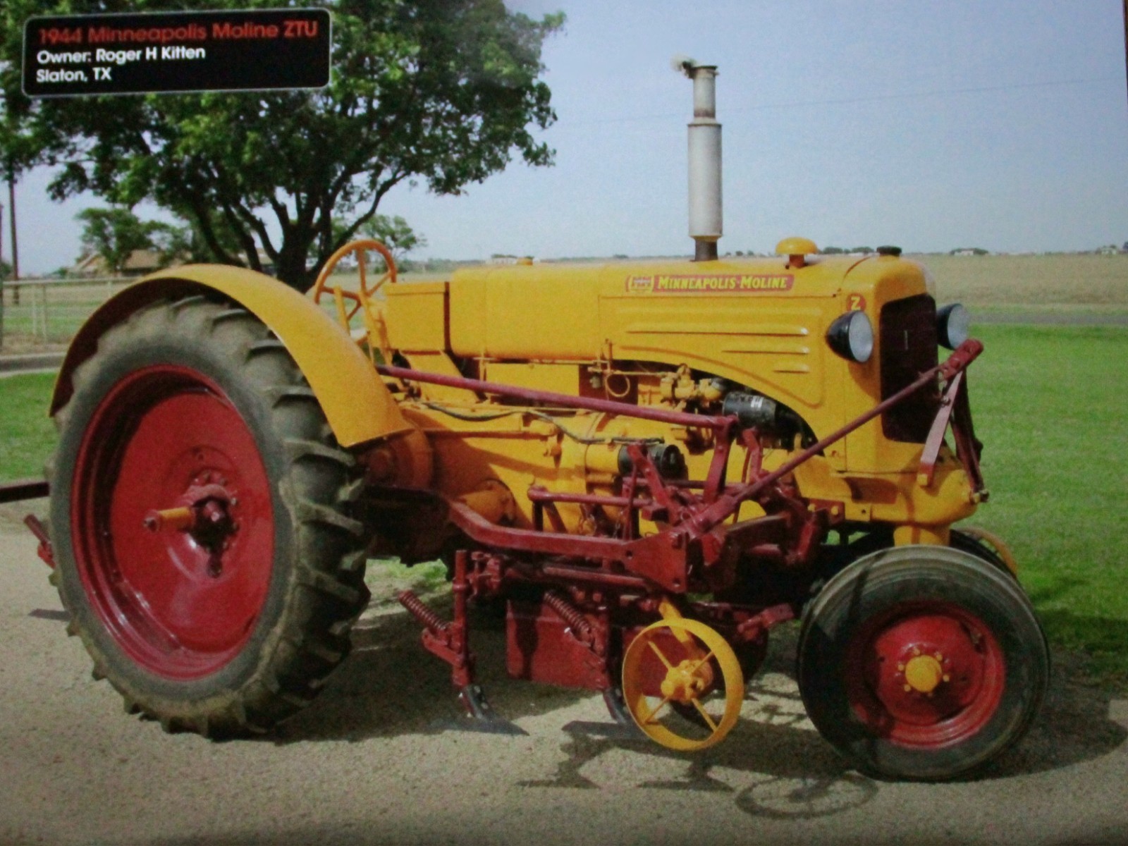 Minneapolis Moline Tractor Vintage Picture Wall Art Country Farm Decor