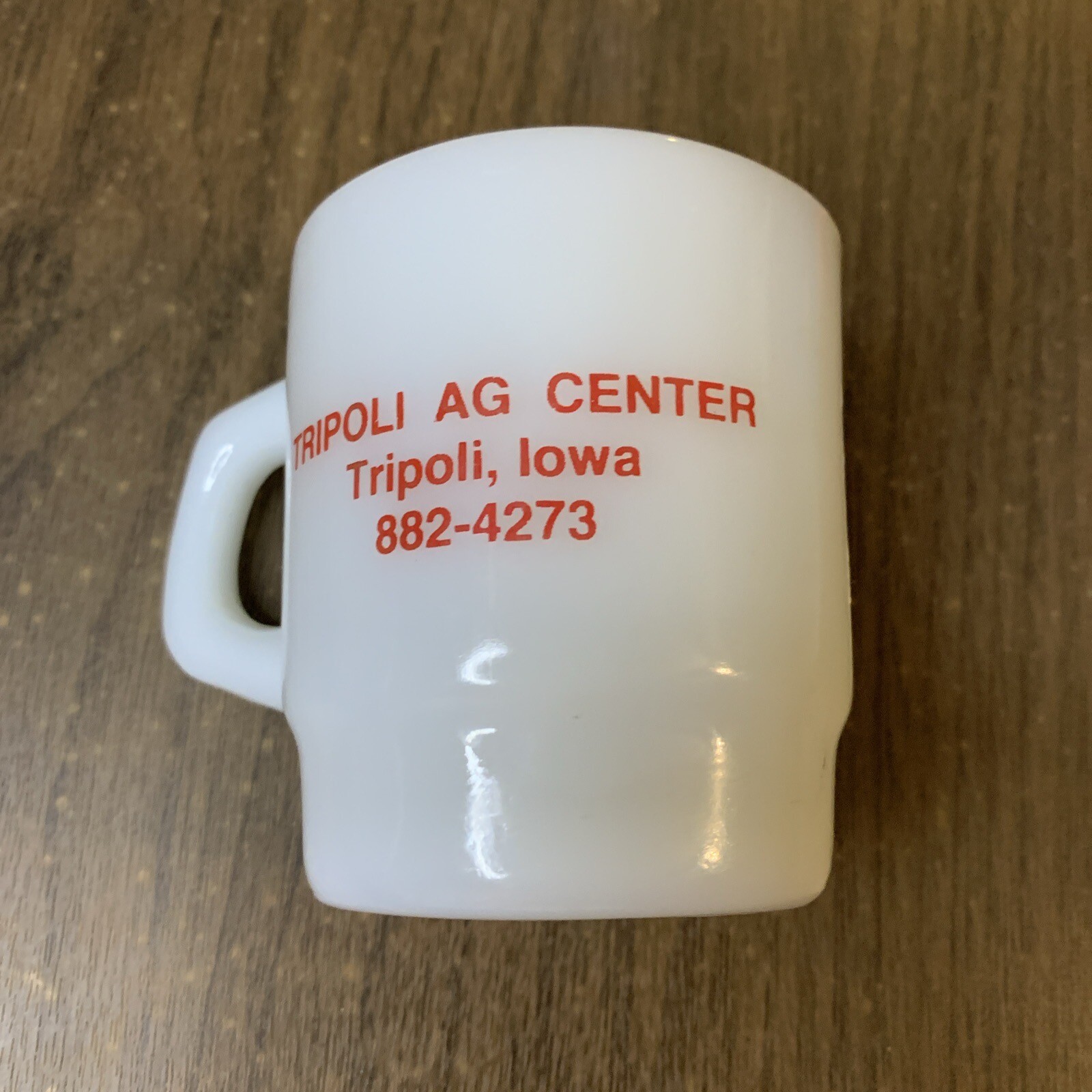 Vtg Tripoli, IA Ag Center – Anchor Hocking – Advertising Mug