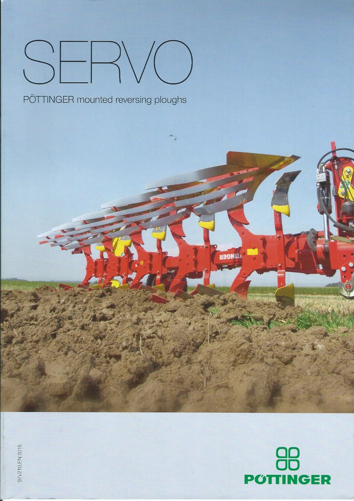 Farm Implement Brochure – Pottinger – SERVO series – Plough Plow c2015 (F7173)