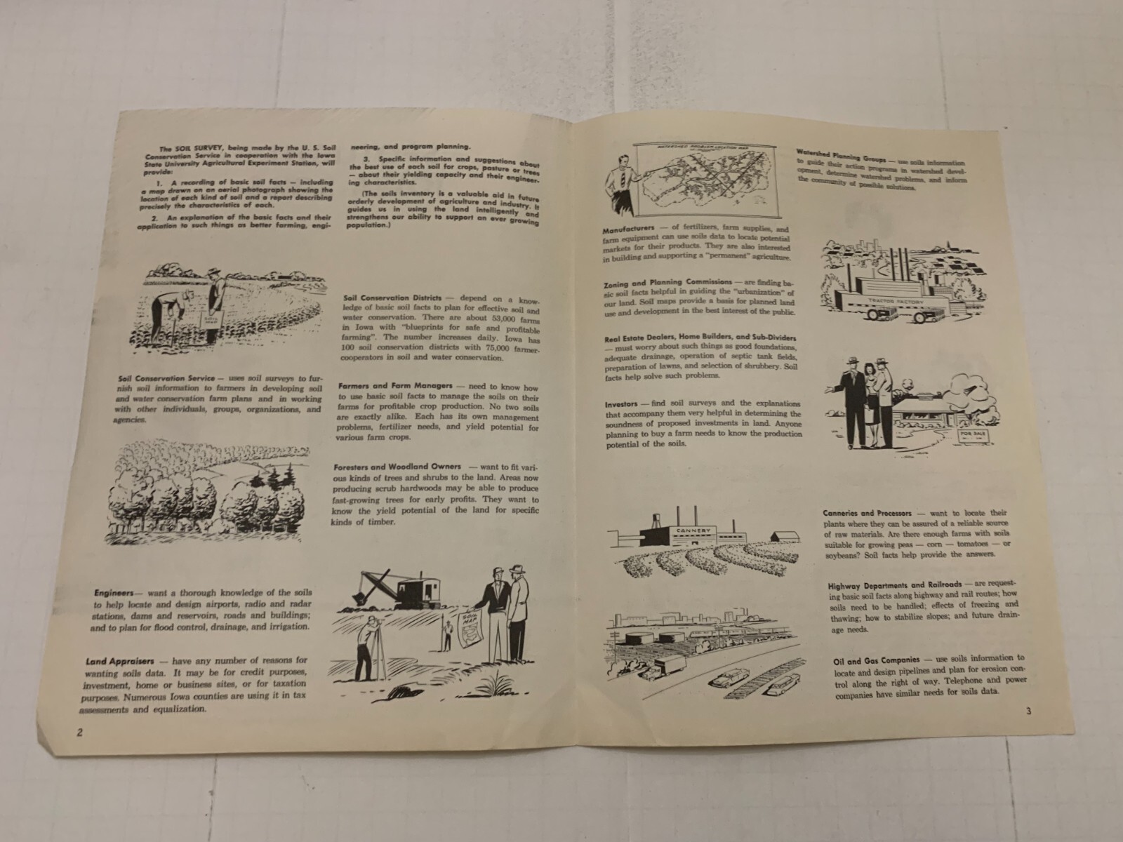 1962 US Department Of Agriculture The Spotlight is on Iowa Soils