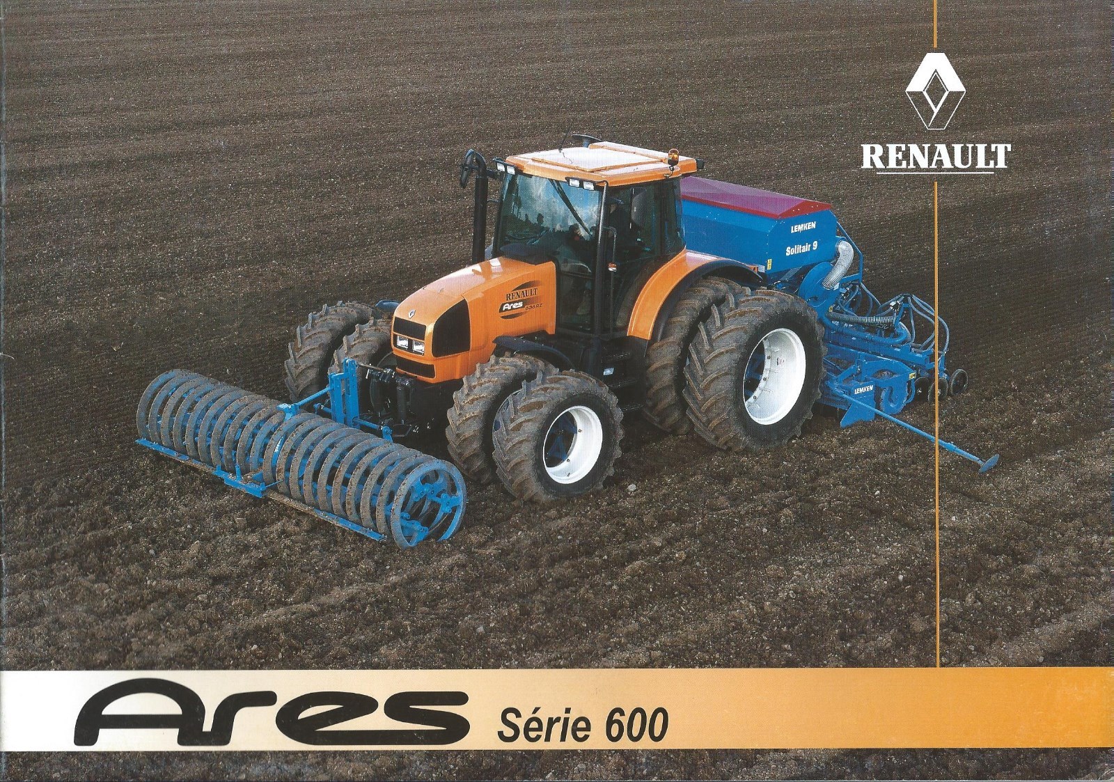Farm Tractor Brochure – Renault – ARES 616 626 636 696 – 2003 – FRENCH (F4826)