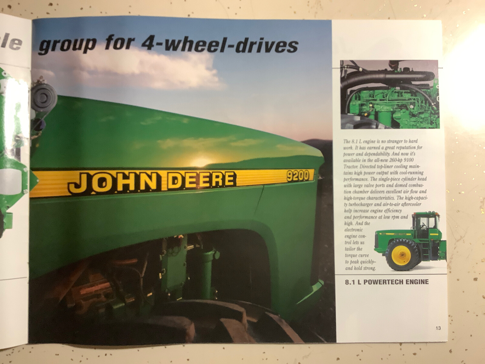 John Deere NEW 260-425 HP 9000 SERIES TRACTOR 32 PAGES 2003 Sales Brochure